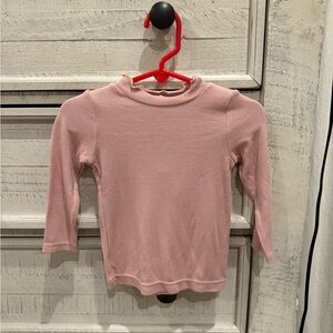 Angel Dear Pink Ribbed long sleeve shirt